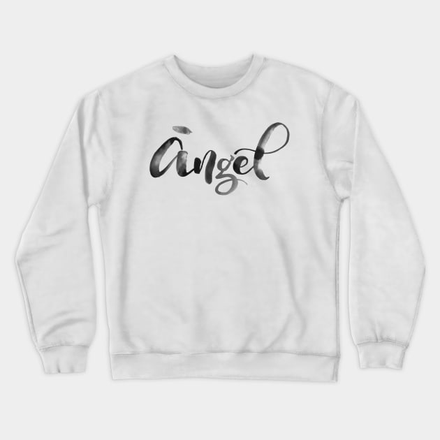 Angel Crewneck Sweatshirt by Ychty